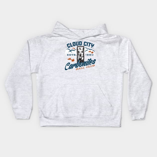 Cloud City Carbonites Kids Hoodie by MindsparkCreative